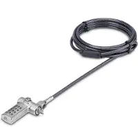 StarTech.com Laptopbeveiligingskabel van 2m - Veiligheidskabel voor draagbare pc's, Compatibel met Noble