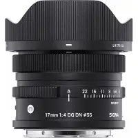Sigma Hybride lens 17 mm f/4 DG DN Contemporary Zwart voor L-vatting