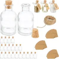 Relaxdays Decoratie glazen (5 x 5 x 9 cm)