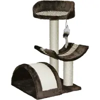 Kerbl Arbre à chats Safari 60 cm Marron foncé