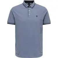 Only & Sons Shirt 'ONSFletcher' duifblauw / zwart