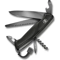 Victorinox Ranger Grip 55 Onyx Black - Zwitsers Zakmes - 12 functies - Giftbox