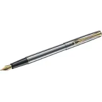 Diplomat Vulpen Traveller Rvs Zilver/goud Medium