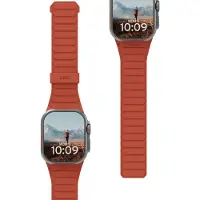 Uag Pathfinder Omkeerbaar siliconenbandje voor de Apple Watch | 44/45/46/49 mm - Olive/Rust