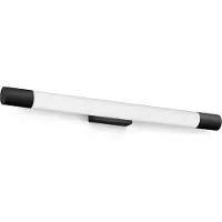 Philips Rover Spiegelverlichting - Spatwaterdicht IP44 - 10W - Warmwit licht - Badkamerlamp - Cilindervormig - Zwart