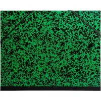 Exacompta TEKENMAP 52X72CM GROEN ZWART MET ELASTIEK