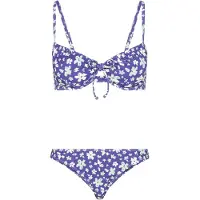 LASCANA Bikini 'Cecily' indigo / mintgroen / wit