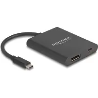 DeLOCK USB Type-C Adapter to DisplayPort (DP Alt Mode) 8K with HDR and Power Delivery 60 W