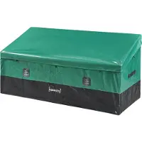 Casa.pro Tuin opbergbox Alanno 52/75x155x64 cm groen en zwart 560L