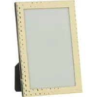 J-Line Fotokader gehamered boord 13x18 metaal goud medium