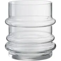 J-Line Vaas band glas transparant small