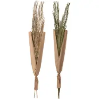J-Line Bladeren khajur 2 stukken groen assortiment van 2
