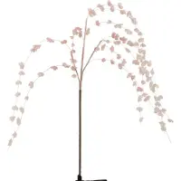 J-Line Tak hangend blaadjes schuim eva licht roze