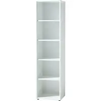 Germania Gemelamineerde spaanplaat Boekenkast 4 Planken 500 x 370 x 1.960 mm Wit