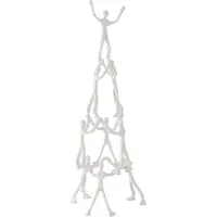J-Line Figuur 9personen piramide aluminium wit