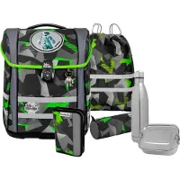 MCNEILL Perfecto Schooltas set 5-delig grijs