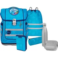 MCNEILL Ergo Compacto Schooltas set 5-delig blauw