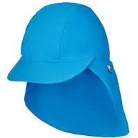 Sterntaler Badmuts Met Nekbescherming Effen Lichtblauw | Maat: 47 cm