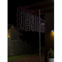 Konstsmide Lichtgordijn - led kerstverlichting buiten en binnen - 400 lampjes - 5