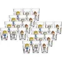 Ritzenhoff & Breker Kindergläser Berufe Mädchen 205 ml Set van 24