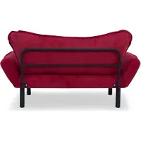Hannah Home | Comfortabel en stijlvol ontwerp | Metalen frame | Maroon