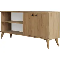 Skye Decor TV-kast – televisiemeubel – eik – 138 x 60 x 29,5 cm