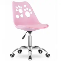 Viking Choice PRINT - Bureaustoel kind - in hoogte verstelbaar - roze