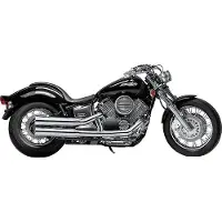 Falcon Double Groove-Uitlaatsysteem XVS 1100DRAG STAR/CLASSIC