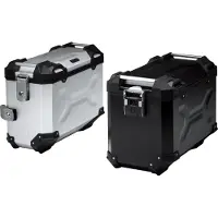 SW-Motech Trax ADV zijkoffer 45 alu 45 LITER, ZWART, LINKS zilver