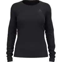 Odlo - Women's BL Top Crew Neck L/S Active F-Dry Light - Synthetisch ondergoed XL, zwart