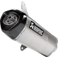 Akrapovic Scooter-Line uitlaatsysteem met EG-BE VESPA GTS/GTV RVS