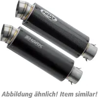Shark Auspuff SRC4 S/O 4-1 BL GSX-S 750/GSR750 ZWART