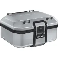 Shad Topcase Tr37 Terra Aluminium 37L ALUMINIUM 37L ZILVER bruin