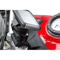SW-Motech GPS mount voor stuur - Zwart. Ducati Multistrada 1200/ 950/ 1260/ V2.