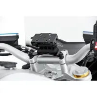 SW-Motech GPS mount voor stuur - Zwart. BMW / Triumph modellen, Himalaya.