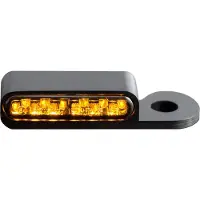 Heinz Bikes Led-Armaturenknipperlicht SCHWARZ, NIGHT-/V-ROD