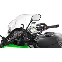 SW-Motech GPS-houder voor stuur - Zwart. Kawasaki Z1000SX, Ninja 1000SX, 1100SX/SE.