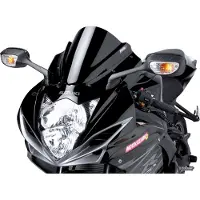 Puig Z-Racing kuipruit, zwart, 280x300mm, goedgekeurd (ABE) voor Suzuki