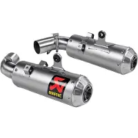 Akrapovic Line Titanium Gehomologeerde Slip On Uitlaatdemper