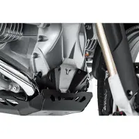 SW-Motech Extension voor motorbescherming - Zwart/zilver. BMW R1200 (12-18), R1250 (18-).