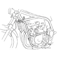 Hepco & becker Motorbeschermingsbeugel GSF 1200 S/N -2000 ZWART
