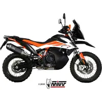 MIVV Speed Edge Ktm 790 Adventure/r 19-20/890 Adventure/r 20-23 Kt.021.lrb Gehomologeerde Slip On Uitlaatdemper