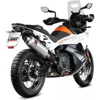 MIVV Dakar Ktm 790 Adventure/r 2019-20/890 Adventure/r 2020-23 Kt.021.lekx Gehomologeerde Slip On Uitlaatdemper