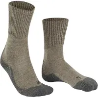 Falke TK1 Wool anti-blaar dik wol functioneel materiaal wandelsokken dames beige - maat 41-42