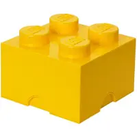 LEGO opbergbox brick 4 geel