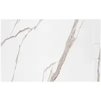 REA Douchebak Bazalt Carrara White 80x100