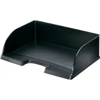 Leitz Corbeille à courrier à l'italienne Plus Jumbo Noire