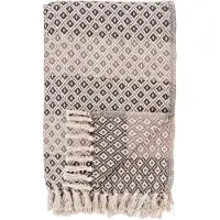 House Nordic Plaid Alanya | katoen bruin 180x130x0 cm plaids | NADUVI