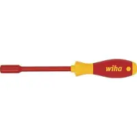 Wiha Zeskantdopsleutel | sleutelwijdte 7 mm | klinglengte 125 mm meercomponentengreep | VDE-geïsoleerd | 1 stuk - 00858 00858