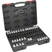 Vigor V2201 Dopsleutel-bitinzetset 1/2 (12,5 mm) 32-delig